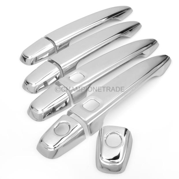 Chrome side door handle cover trim for toyota camry 07-11 sienna 04-10 smart key