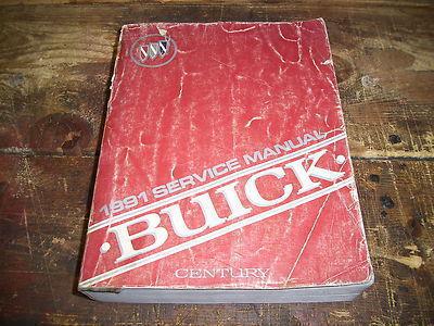 1991 buick century factory issue repair manual