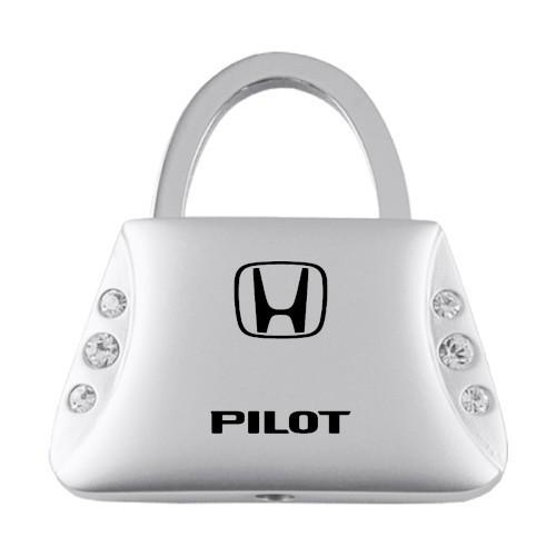 Honda pilot jeweled purse keychain / key fob engraved in usa genuine