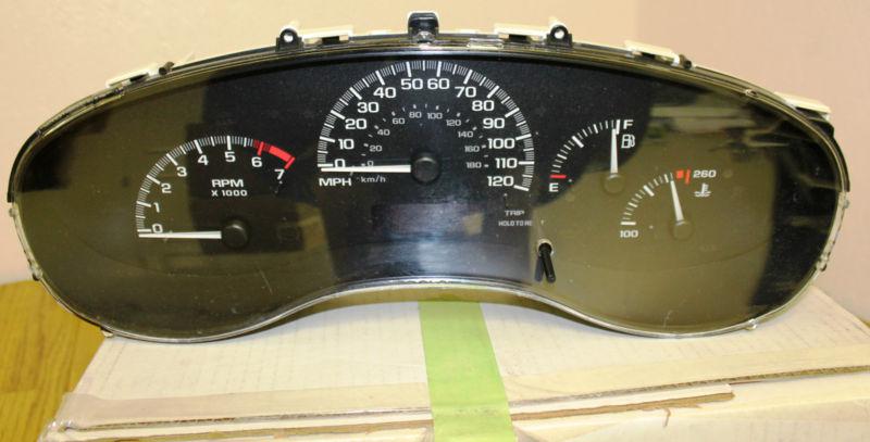 97 98 99 chevy malibu  speedometer cluster 112k  16249141 nice clean used cond!