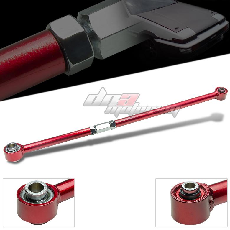 84-87 toyota corolla ae86 red rear lateral link/rod control arm suspension kit