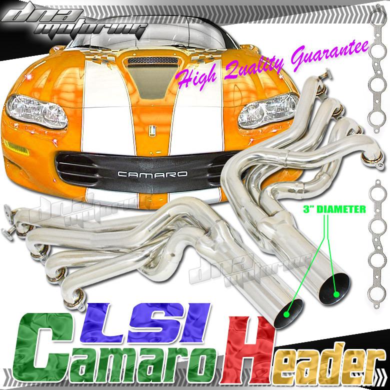 Camaro/firebird 98-02 ls1 5.7l long tube stainless steel racing header/exhaust  