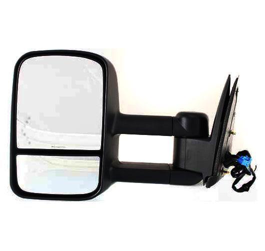 Towing power heated signal side view door mirror driver left lh for chevy truck