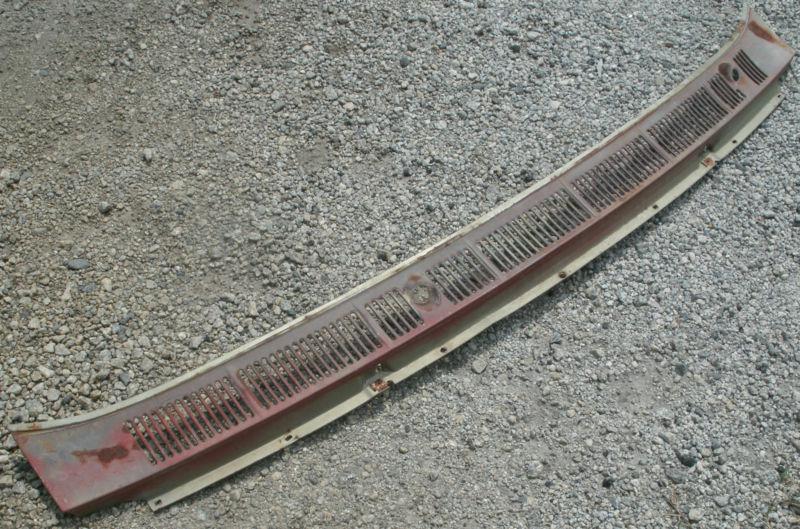 1966 66 ford galaxie 500 xl ltd cowl vent upper front metal panel oem original 