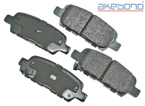 Akebono asp905 brake pad or shoe, rear-performance ultra premium ceramic pads