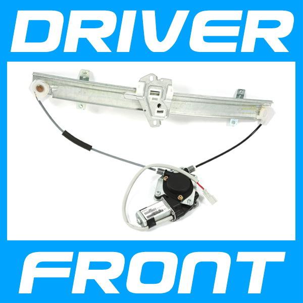 Power window regulator w/motor front left 01-05 honda civic 4dr sedan new l/h