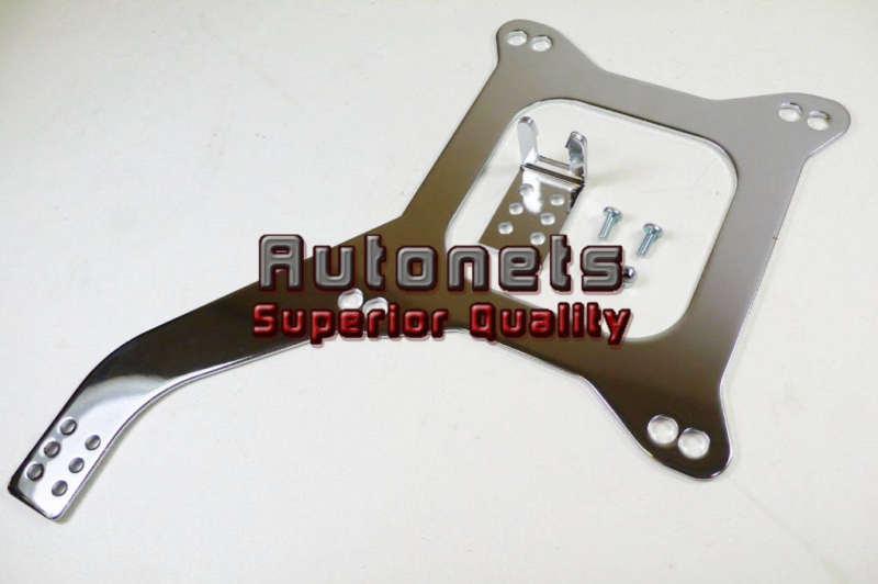 Chrome steel carburetor linkage plate holley afb 4150-4160 gm 4bbl hot rat rod