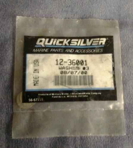 New quicksilver 12-36001 washer