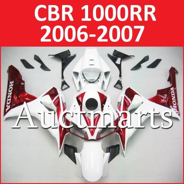 Fit honda 06 07 cbr1000rr cbr 1000 rr 2006 2007 fairing kit abs plastics e43 a11