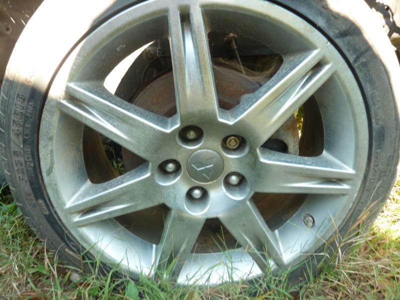 Mitsubishi eclipse galant 18" sword silver dark  oem rim wheel 06 2007 2008 