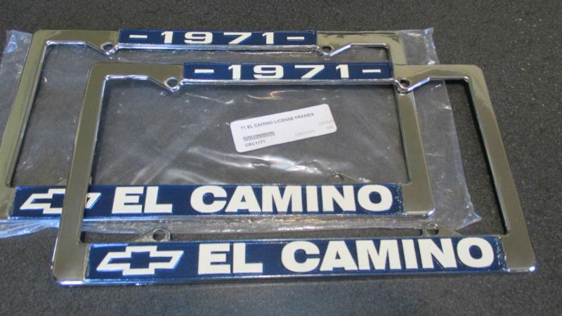 1971 el camino licensa plate frame