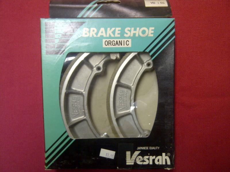 84-86 honda cb700sc nighthawk s vesrah semi-metallic rear brake shoes vb146