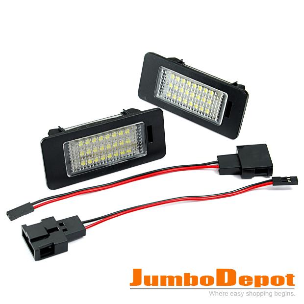 2p led license plate light lamp for audi a4 q5 s5 tt 2007 08 09 super bright hot