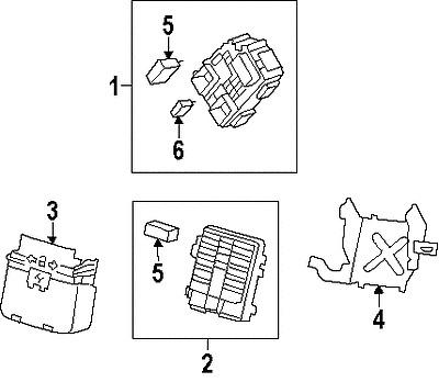 Gmc 22745714 genuine oem factory original junction block