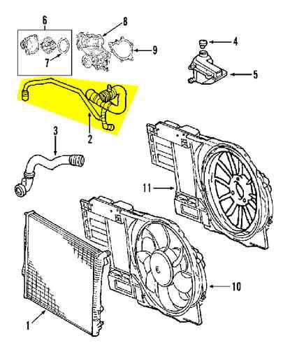 Bmw 17127526856 genuine oem factory original upper hose