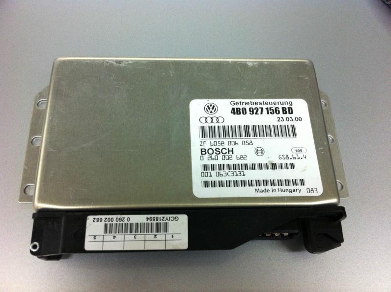 Audi transmission computer tcu tcm 4b0927156bd used, 30-day warranty