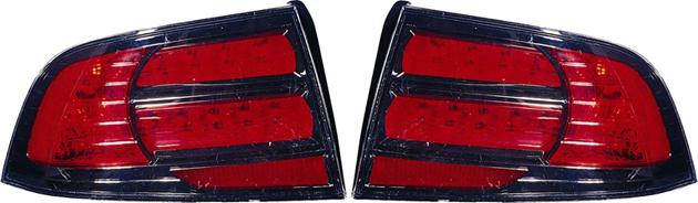 Tail light lens&housing acura tl t l 07 08 r+l pair