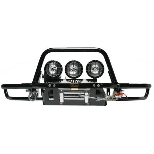 Or-fab 83203 rock slider; front winch bumper 84-01 cherokee (xj)