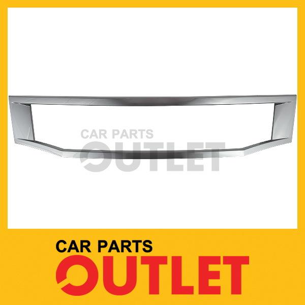 2008 2009 honda accord sedan front chrome grille surround ho1202104 outer frame