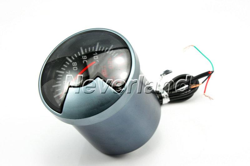 New auto autogauge oil temperature temp meter gauge thermometer + smoke len #01