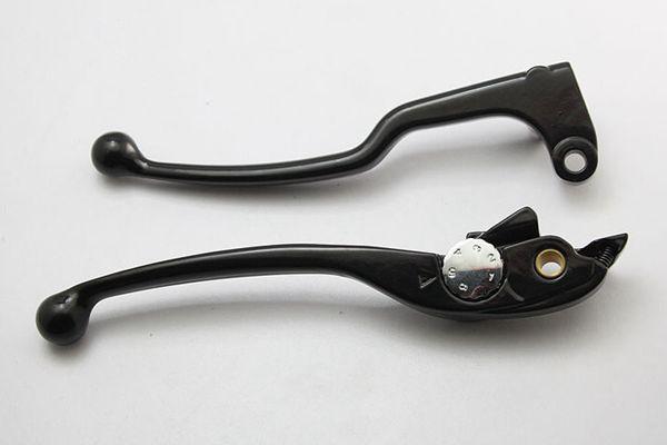 Black aluminum brake clutch levers for honda cbr 954rr cbr954rr 2002 2003