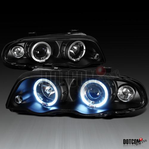 99-01 bmw e46 4dr 323i 328i 330i projector headlight bk