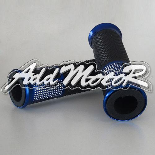  universal motorcycle blue handlebar soft grip rubber lg98