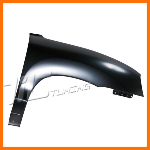 Right front fender primered black steel for 01-06 hyundai santa fe wo sdie mldg