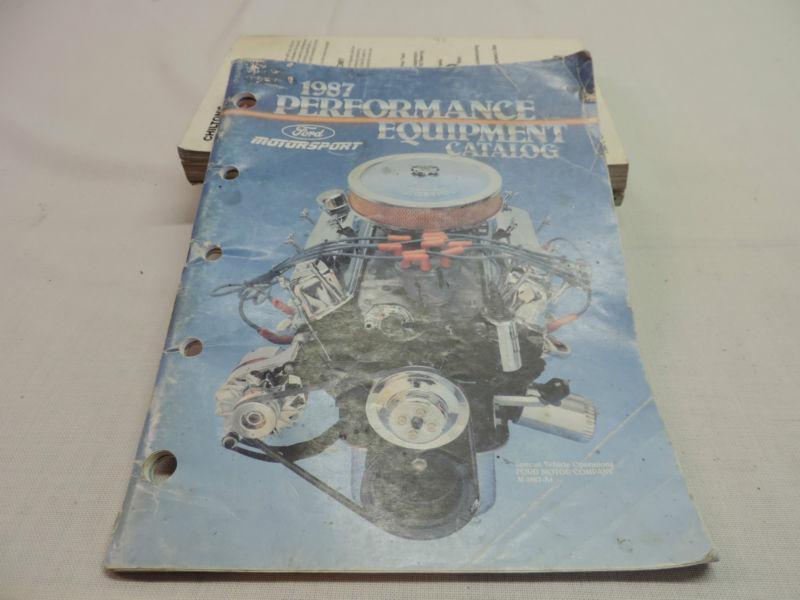 Ford 1987 svo ford motorsport performance equipment catalog 