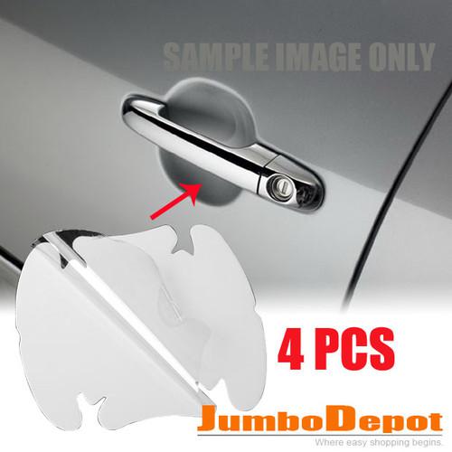 4pcs clear adhesive set for car door handle paint scratch protective film sheet