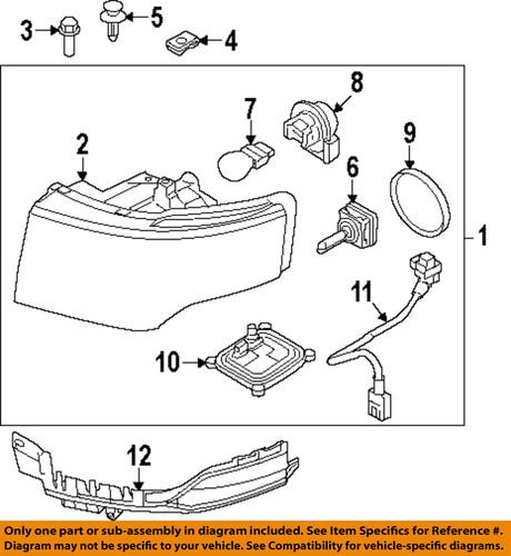 Ford oem 8a5z13c170a headlamp-ballast