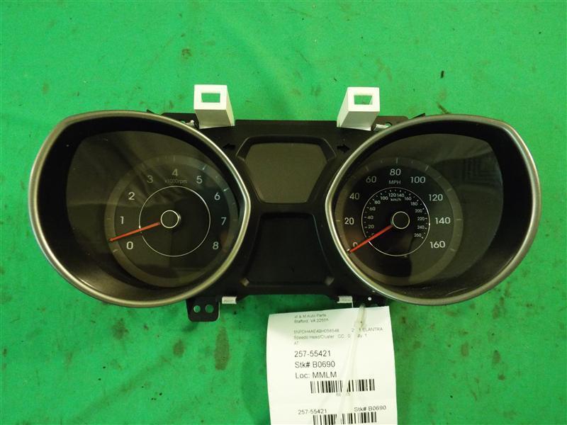 11 elantra speedometer cluster sdn mph us mkt at 714275