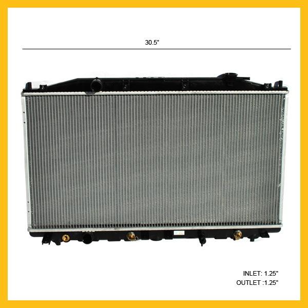 08 09 10 honda accord 2.4 l4 radiator lx ex 2/4dr new 2008-2010 auto denso style