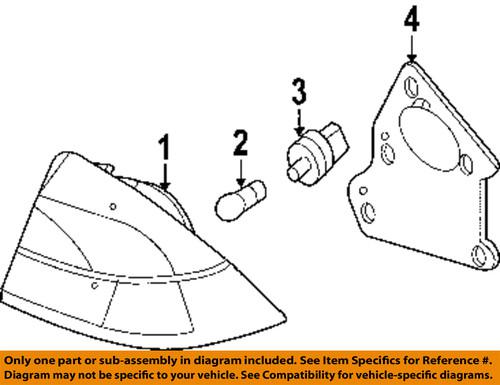 Mercury oem 6n7z13404b tail lamp