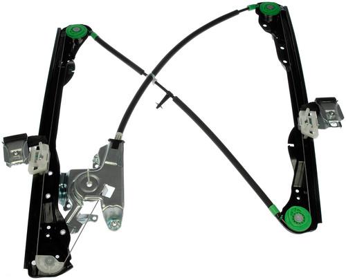 Window regulator, power w/o motor front left platinum# 1332949