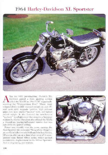 1964 harley davidson sportster motorcycle article - must see !! 