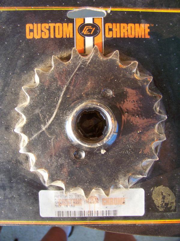 Premium 22 tooth transmission sprocket fits k & sportster 1954-79