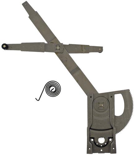 Window regulator, power w/o motor front right platinum# 1331501