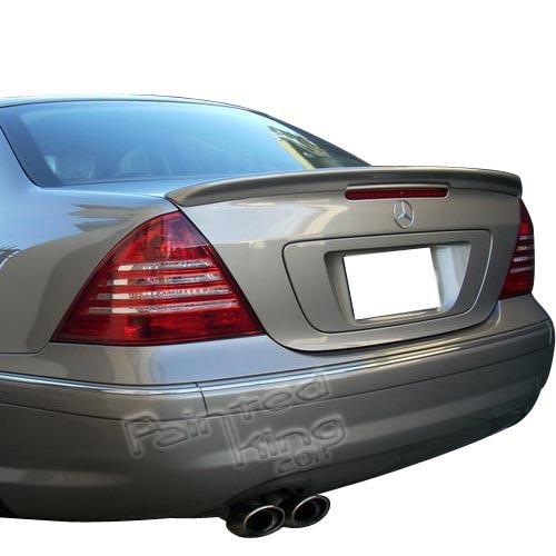 Painted mercedes benz w203 c-class a trunk spoiler 01 07