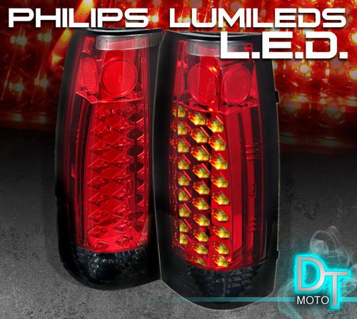 88-98 c10 c/k suburban tahoe sierra yukon jimmy philips-led perform tail lights