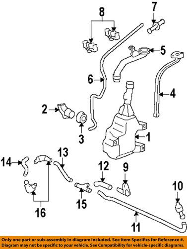 Honda oem 76841snea01 washer-windshield-washer reservoir