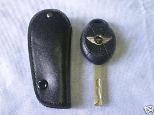 Mini cooper key remote fob glove cover black 