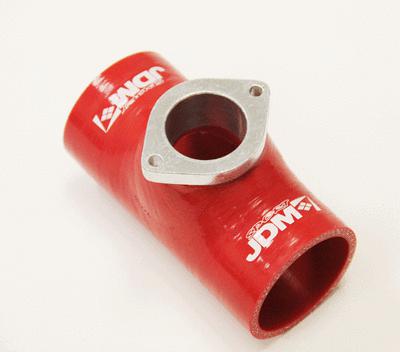 Jdm sport red rs type-s turbo blow off valve bov silicone bov 3.0'' adapter