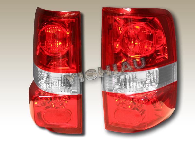 04-08 ford f-150 red housing tail lights king ranch brand new brake lamps