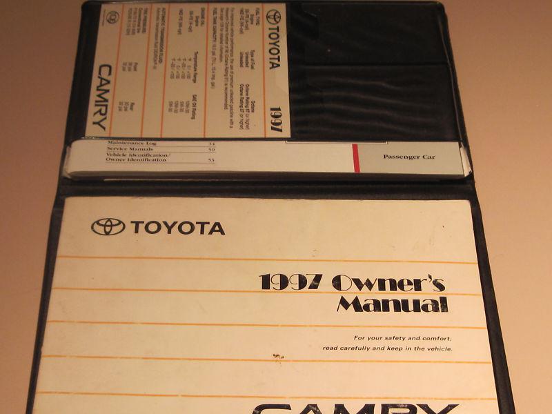 97 toyota camry 4dr sedan ce le xle owners manual guide instruction book 1997