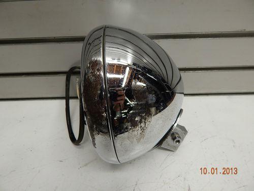 7" headlight harley heritage softail fatboy custom chopper bottom mount painter