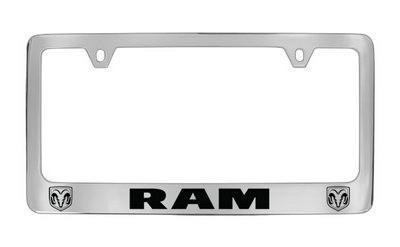 Dodge genuine license frame factory custom accessory for ram style 1