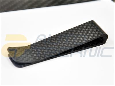 Autotecknic 100% dry matte finished carbon fiber money clip holder