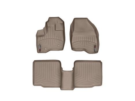 Weather tech tan floor liners for a 11-13 ford explorer 1st & 2nd row