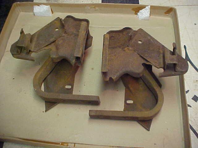 1966-1967 lincoln continental hood hinges